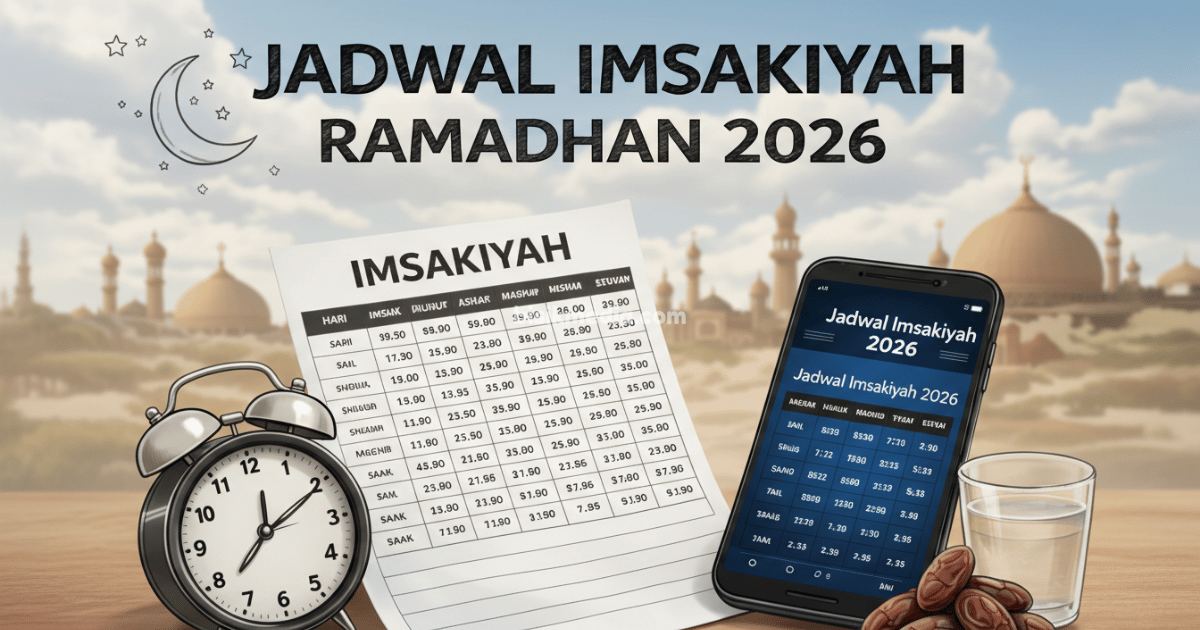 Ilustrasi Jadwal Imsakiyah Ramadhan 2026